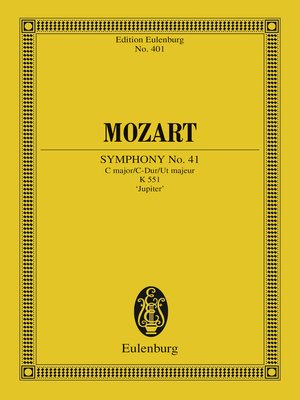cover image of Symphony No. 41 C major